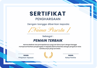 Certificate of achievement 2